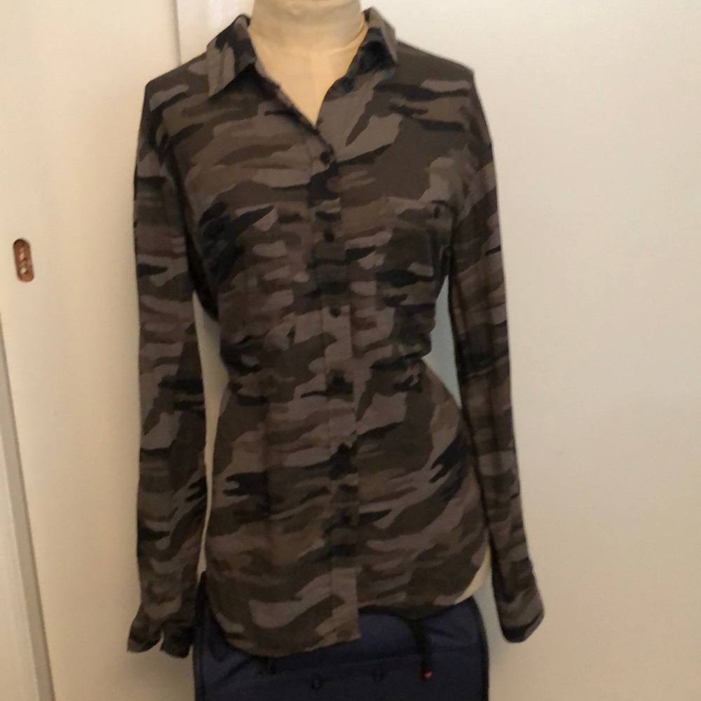 Camouflage blouse